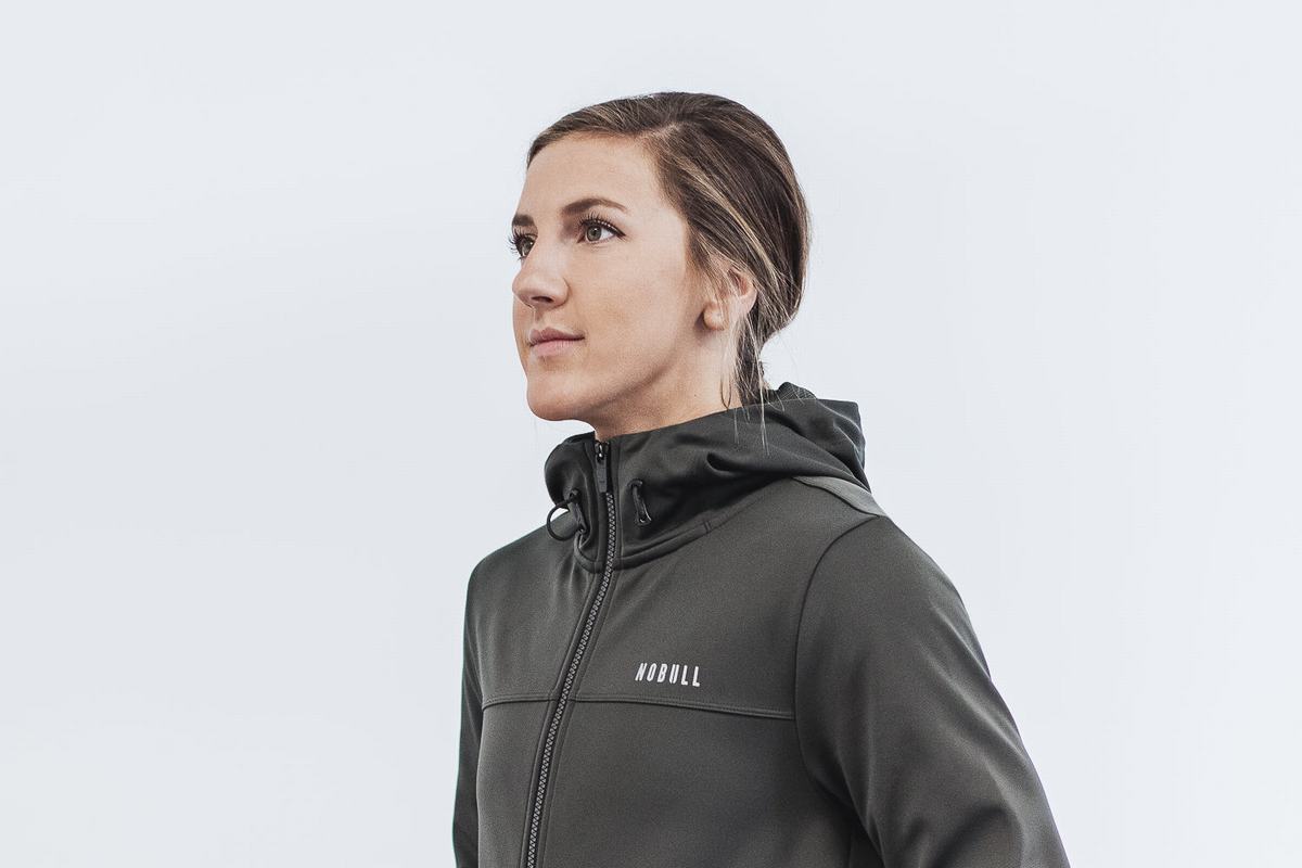 Veste Nobull Softshell Femme Grise Foncé | WN8903671