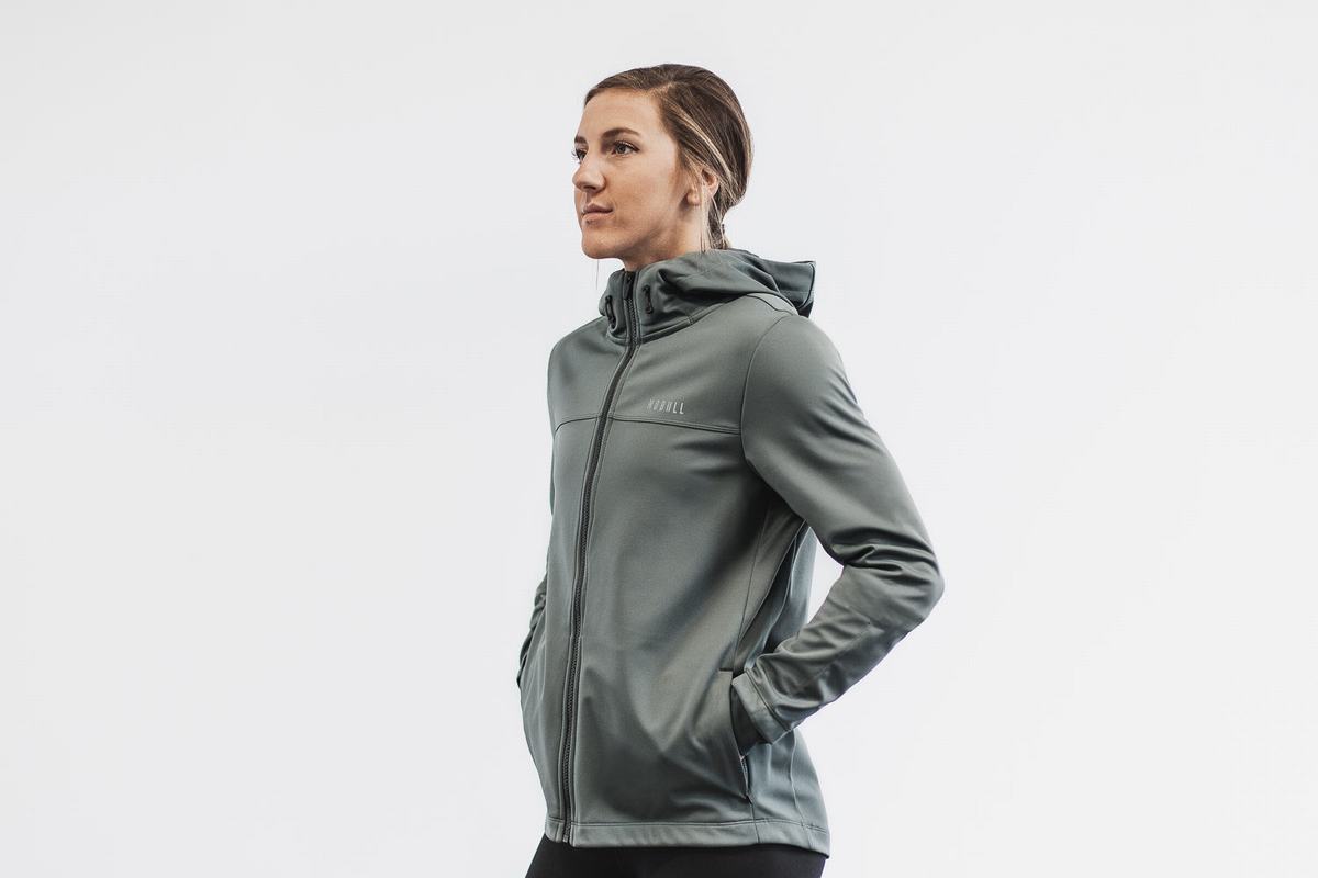 Veste Nobull Softshell Femme Vert Olive | PV2857460