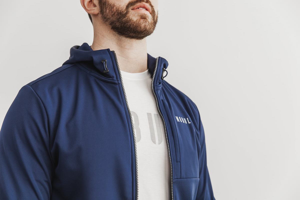 Veste Nobull Softshell Homme Bleu Marine | WE2750389