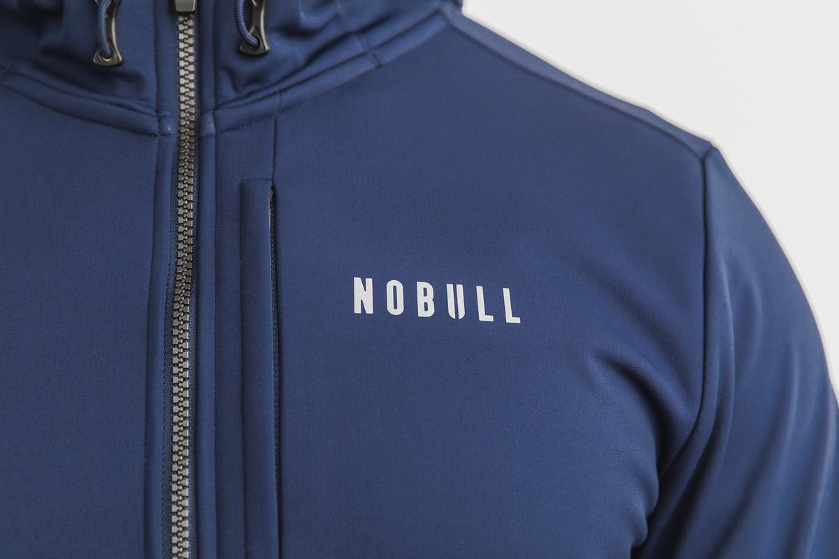 Veste Nobull Softshell Homme Bleu Marine | WE2750389