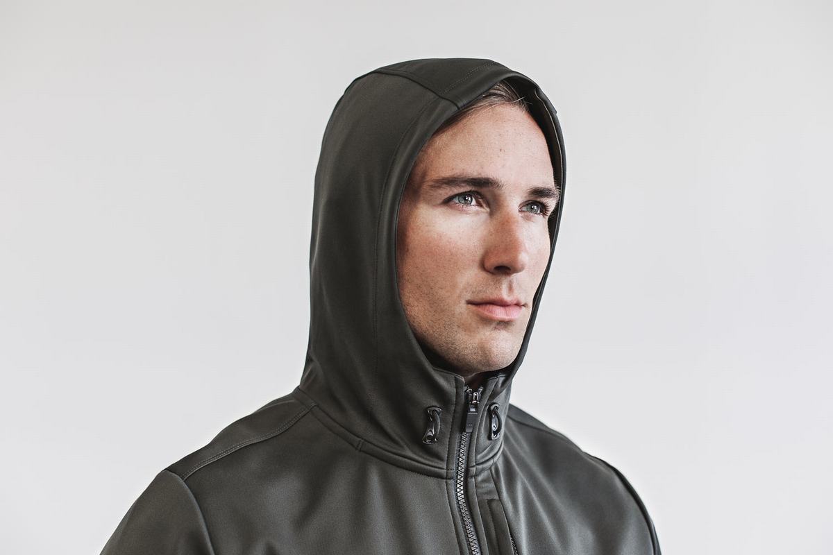 Veste Nobull Softshell Homme Grise Foncé | NT3985701