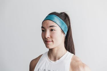 Bandeau Nobull Headband 2" Tie-Dye Femme Bleu | AD4389517