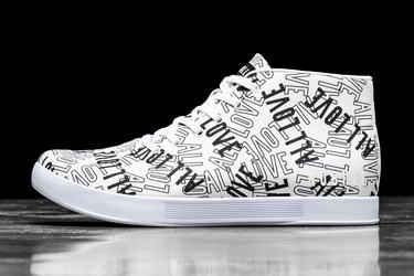 Basket Nobull All Love Canvas Mid Trainer Homme Blanche | TA8051427