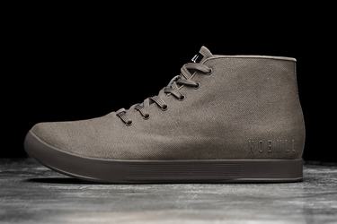 Basket Nobull Canvas Mid Trainer Homme Marron | CP4720981