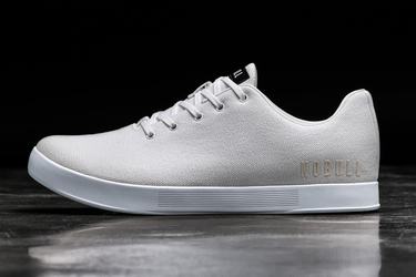 Basket Nobull Canvas Trainer Femme Blanche | DS0614532