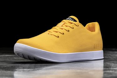 Basket Nobull Canvas Trainer Femme Jaune | DL2680453