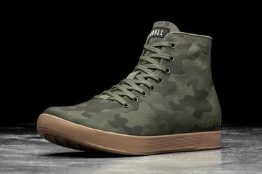 Basket Nobull High-Top Canvas Trainer Homme Camouflage Foncé | LG5017649