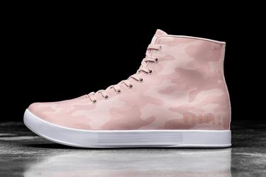 Basket Nobull High-Top Canvas Trainer Homme Rose Camouflage | LJ1763809