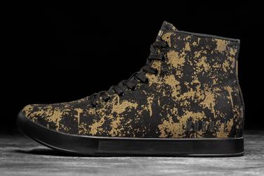Basket Nobull High-Top Pride Canvas Trainer Femme Doré Noir | SA6493075