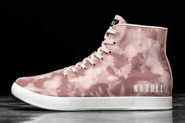Basket Nobull High-Top Tie-Dye Canvas Trainer Homme Rose | CI2367840