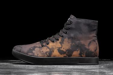 Basket Nobull High-Top Tie-Dye Canvas Trainer Femme Marron | GL8521973
