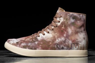 Basket Nobull High-Top Tie-Dye Canvas Trainer Femme Marron Kaki | MG6423705