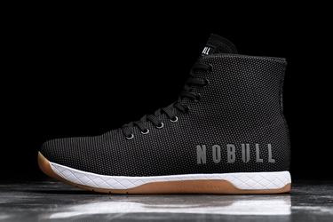 Basket Nobull High-Top Trainer Femme Noir Blanche | TC4736291