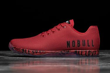 Basket Nobull Superfabric All Love Trainer Homme Rouge | ZL0145983