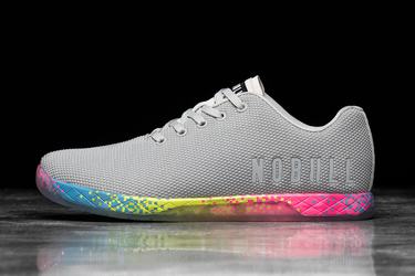 Basket Nobull Superfabric Arctic Neon Trainer Homme Grise Multicolore | PW9461250