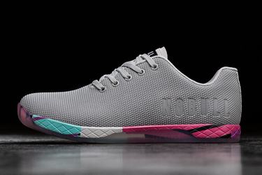 Basket Nobull Superfabric Arctic Trainer Homme Grise Rose | KN6078351