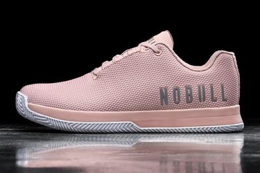 Basket Nobull Superfabric Court Trainer Homme Rose Blanche | JA4706951
