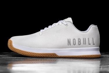 Basket Nobull Superfabric Court Trainer Femme Blanche | KM4839502