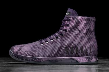 Basket Nobull Superfabric High-Top Tie-Dye Trainer Homme Violette Foncé | YC1864027