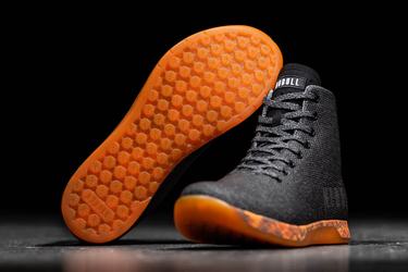 Basket Nobull Superfabric High-Top Trainer Femme Noir Orange | AX0957184