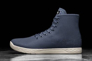 Basket Nobull Superfabric High-Top Trainer Femme Bleu Marine Blanche | BL7961250