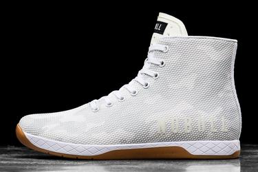 Basket Nobull Superfabric High-Top Trainer Homme Blanche Camouflage | DE1703954