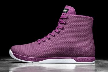 Basket Nobull Superfabric High-Top Trainer Femme Violette Foncé | DL4783956