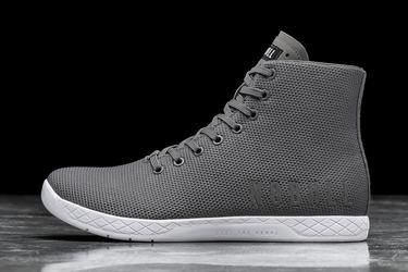 Basket Nobull Superfabric High-Top Trainer Homme Grise Foncé Blanche | TD7401623