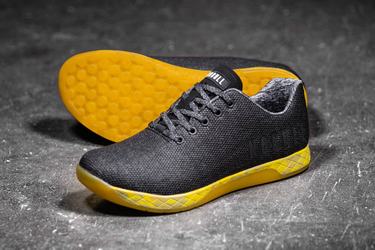 Basket Nobull Superfabric Trainer Femme Noir Jaune | BI8215374