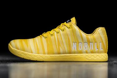 Basket Nobull Superfabric Trainer Femme Jaune | EU1389427