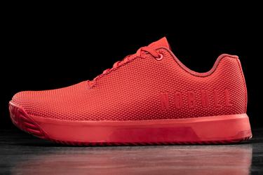 Basket Nobull Superfabric Trainer Femme Rouge Clair | FJ2613948