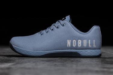 Basket Nobull Superfabric Trainer Homme Grise Bleu | YU2589130