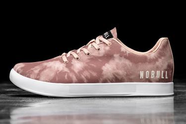 Basket Nobull Tie-Dye Canvas Trainer Femme Rose | JQ5934018