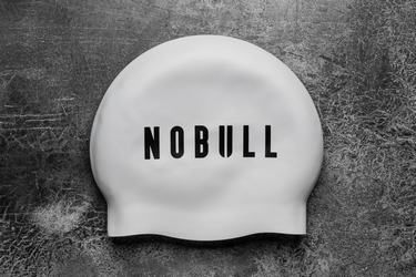 Bonnet De Bain Nobull Long Hair Homme Blanche | QT7125809