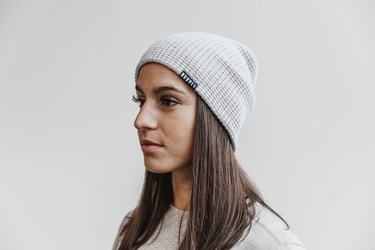 Bonnet Nobull Waffle Beanie Femme Grise | PK3487162
