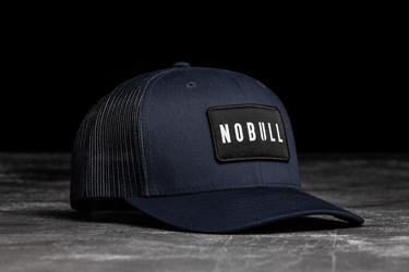 Chapeaux Nobull Curved-Brim Trucker Homme Bleu Marine | AG6952031