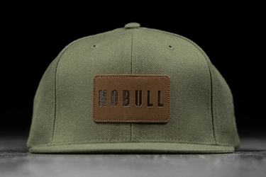 Chapeaux Nobull Plates-Brim Snapback Femme Vert Olive | YL8416935