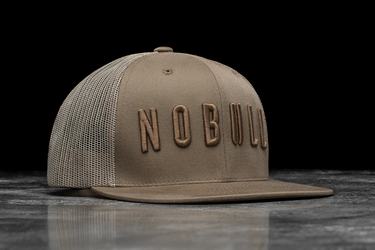 Chapeaux Nobull Plates-Brim Trucker Femme Marron Clair | RF7316248