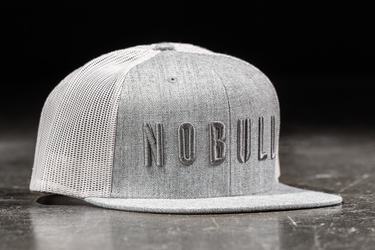 Chapeaux Nobull Plates-Brim Trucker Femme Grise Clair | XH9046538