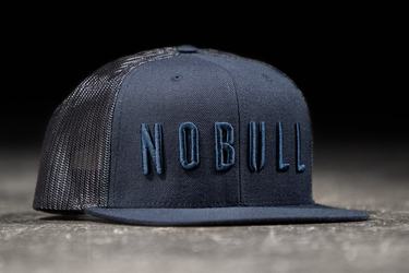 Chapeaux Nobull Plates-Brim Trucker Homme Bleu Marine | QA6428017