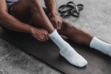 Chaussettes Nobull Crew Femme Blanche | NC5846132