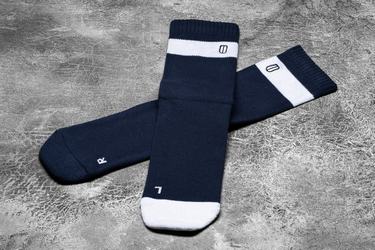 Chaussettes Nobull Crew Femme Bleu Marine Blanche | HF8601543
