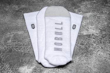 Chaussettes Nobull Crew Homme Blanche | FR0768241