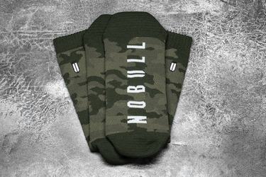 Chaussettes Nobull Crew Homme Vert Camouflage | JU4586310