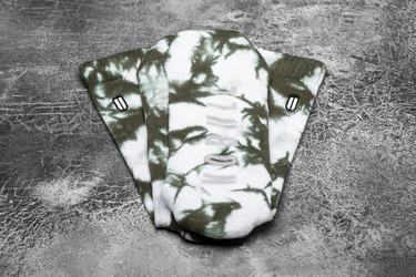 Chaussettes Nobull Crew Tie-Dye Femme Blanche Vert | NQ3578964