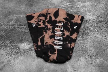 Chaussettes Nobull Crew Tie-Dye Femme Noir | EA1593204