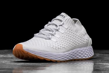 Chaussures Running Nobull Knit Runner Femme Blanche | GQ8935712