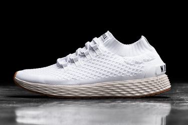 Chaussures Running Nobull Knit Runner Femme Blanche | HG8947130