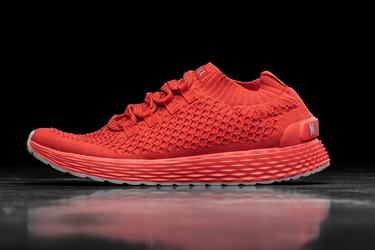 Chaussures Running Nobull Knit Runner Femme Rouge Clair | VW4938710