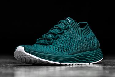 Chaussures Running Nobull Knit Runner Femme Turquoise Foncé | WR8147390
